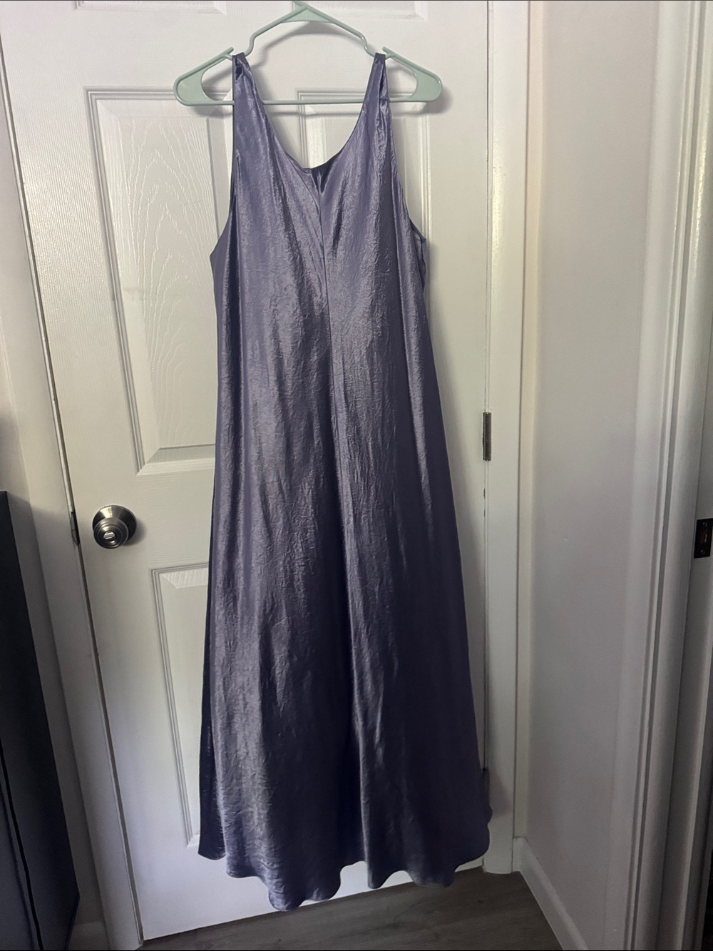 Vince Lavender Satin Slip Maxi Dress - Picture 3 of 4